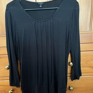 Talbots Women's Black Top